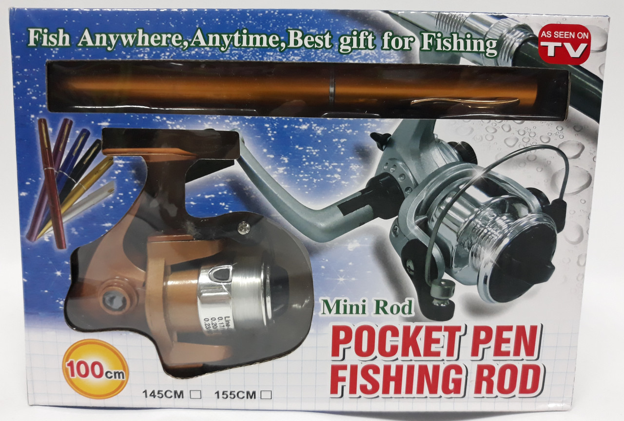 Складная удочка с катушкой Pocket Pen Fishing Rod №2 - фото 1 - id-p101216481