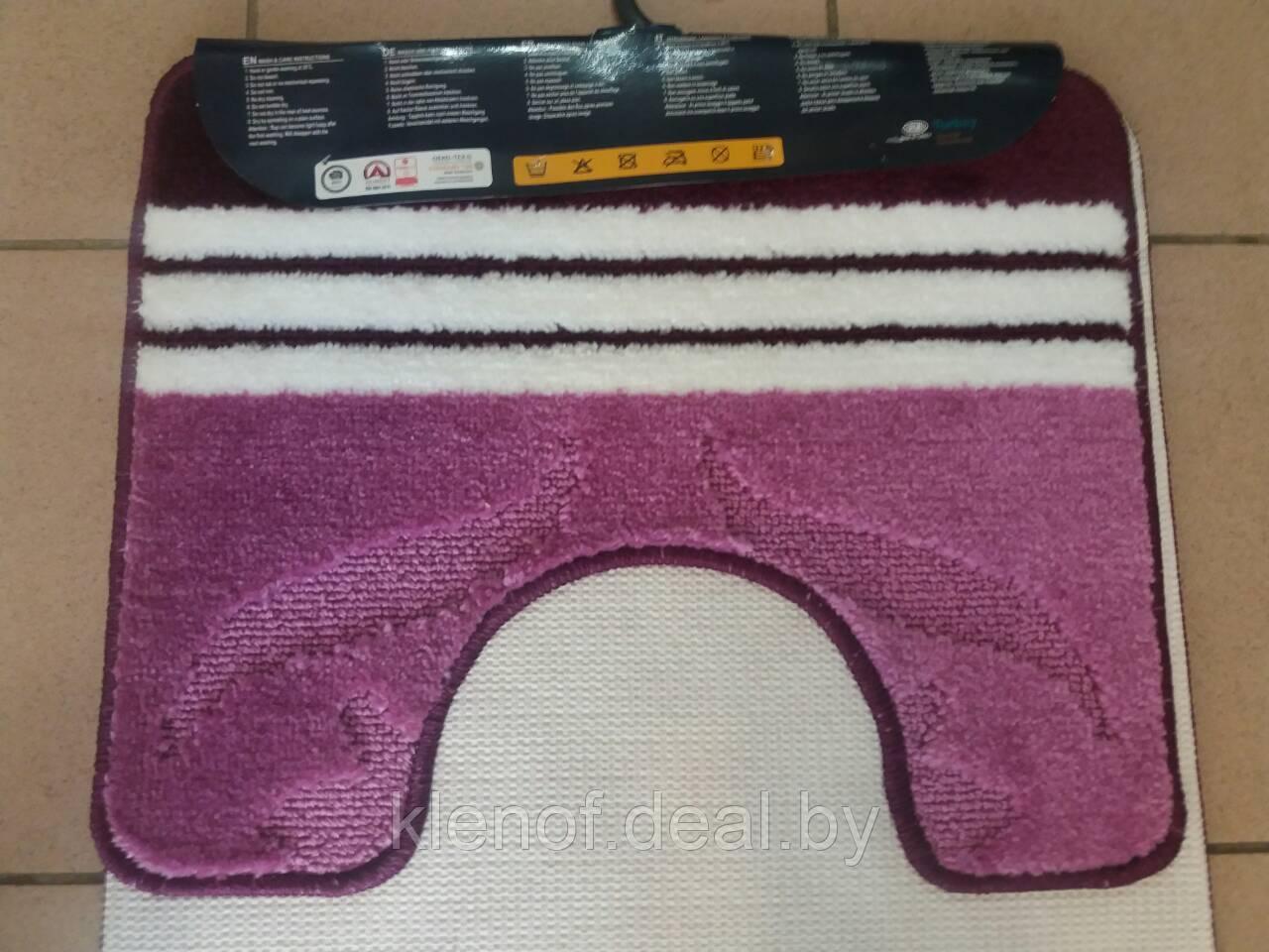 Комплект ковриков для ванной и туалета EUROBANO SYSTYLE 50*80+50*40 Elena - фото 2 - id-p101214546