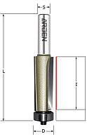 Фреза прямая обгонная (нижний подшипник 706051) D=12.7x25.4x69 S=8 Z2 HW ARDEN