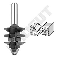 Фреза для мебельной обвязки (2 в 1) R=6.35 D=41.3x35x92 S=12 Z2 HW PROCUT