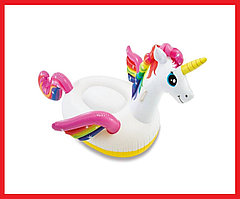 INTEX 57561NP Надувной плотик с ручками "Единорог" ( 201x140x97 см), от 3 лет, интекс