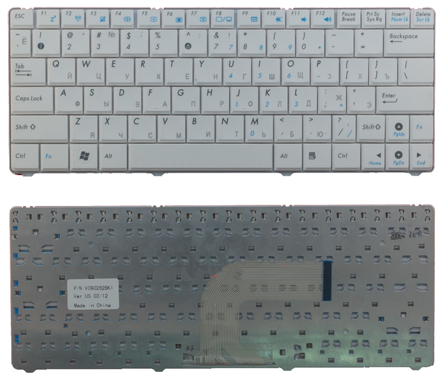 Купить клавиатуру для ноутбука Asus Eee PC 1101HA нетбука в Минске