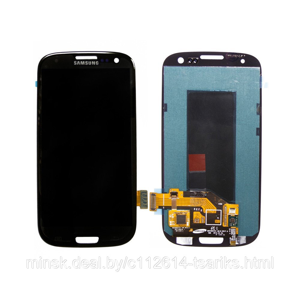 Дисплей, матрица и тачскрин для смартфона Samsung Galaxy S3 GT-i9301, 4.8" 1280x720. Черный. - фото 1 - id-p101204791