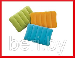 INTEX 68676 Надувная детская подушка "Kids" (43х28х9 см), 3 цвета, интекс