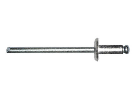 Заклепка вытяжная 3.2х12 мм сталь/сталь, цинк (1000 шт в карт. уп.) STARFIX, фото 2