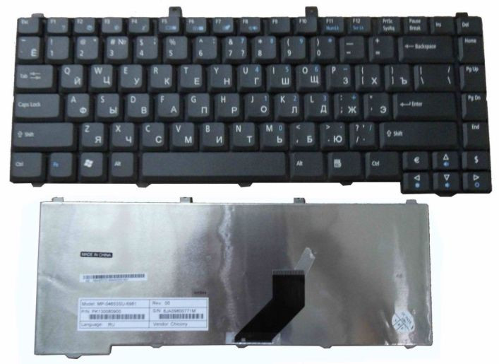 Клавиатура ноутбука ACER Extensa 5510 - фото 1 - id-p32267017