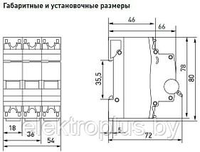 Выключатель автоматический ВА 47-29 4,5kA 2P (B) EKF Basic, фото 2