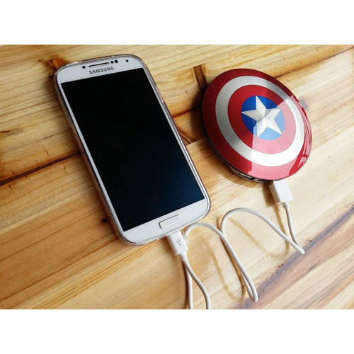 Внешний аккумулятор Power Bank Marvel Avengers 6800 mAh Captain America - фото 6 - id-p101251475