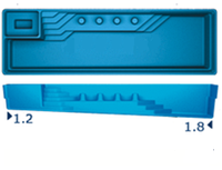 Композитные бассейны Ipool 12037