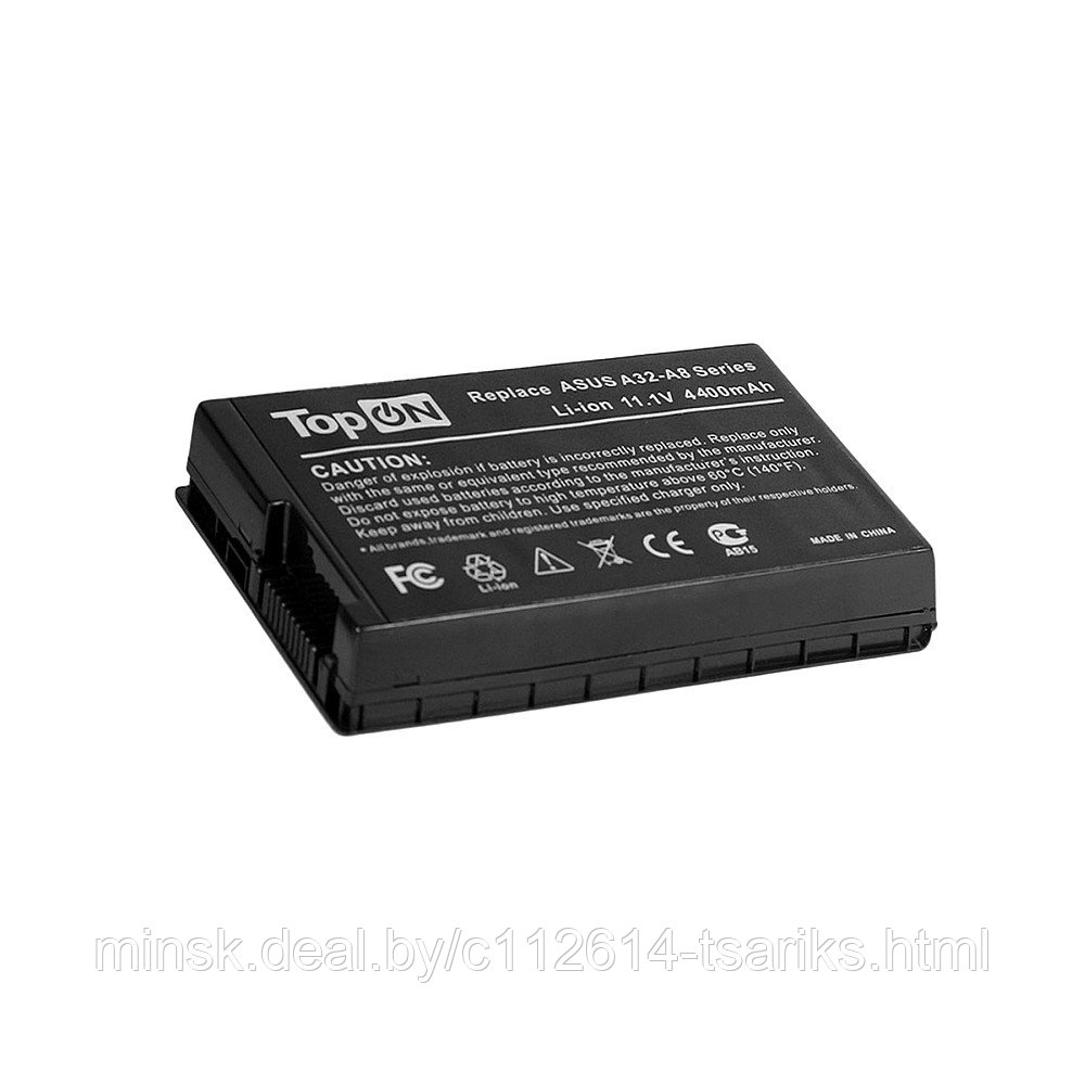 Аккумулятор для ноутбука (батарея) Asus A8, A8000, F8, F83, X81, X85, N80 Series. 11.1V 4400mAh 49Wh. PN: - фото 1 - id-p101238708