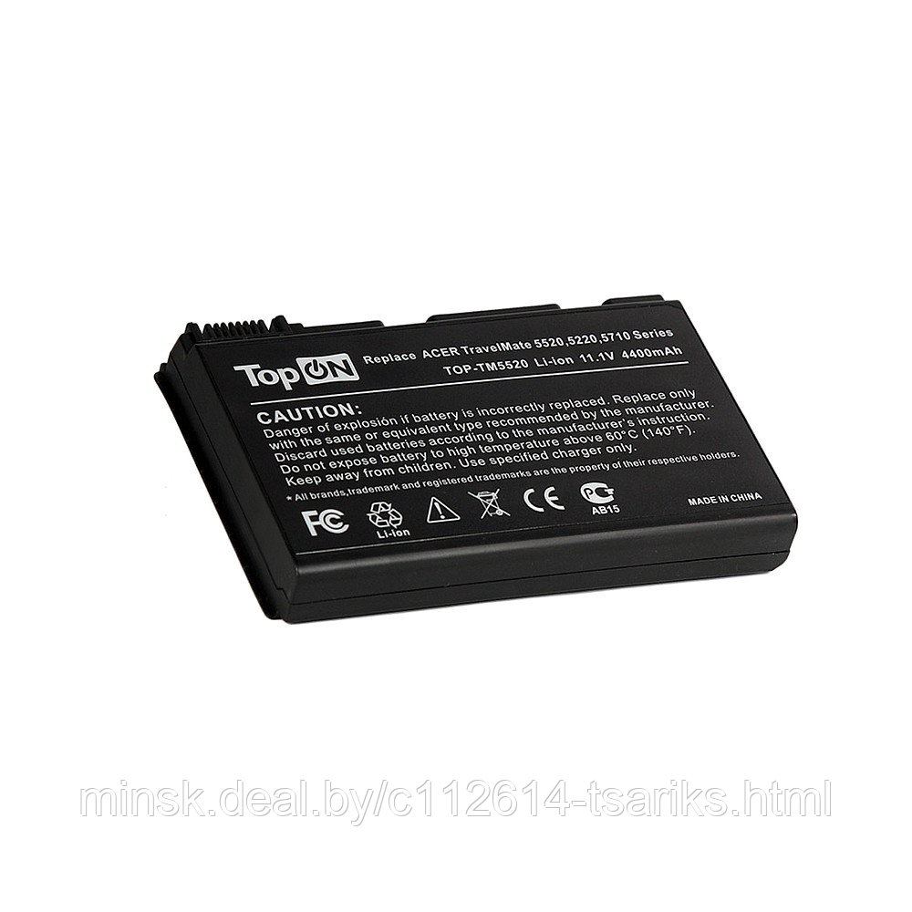 Аккумулятор для ноутбука (батарея) Acer Extensa 5220, 5620, TravelMate 5530, 5720 Series. 11.1V 4400mAh 49Wh. - фото 1 - id-p101238698