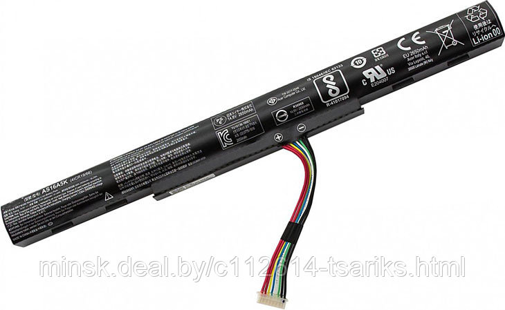 Аккумулятор ноутбука Acer Aspire E-15, E5-475, E5-523G, E5-576, F5-522, F5-573T, K50-10, E5-553, F5-573, - фото 2 - id-p101234737