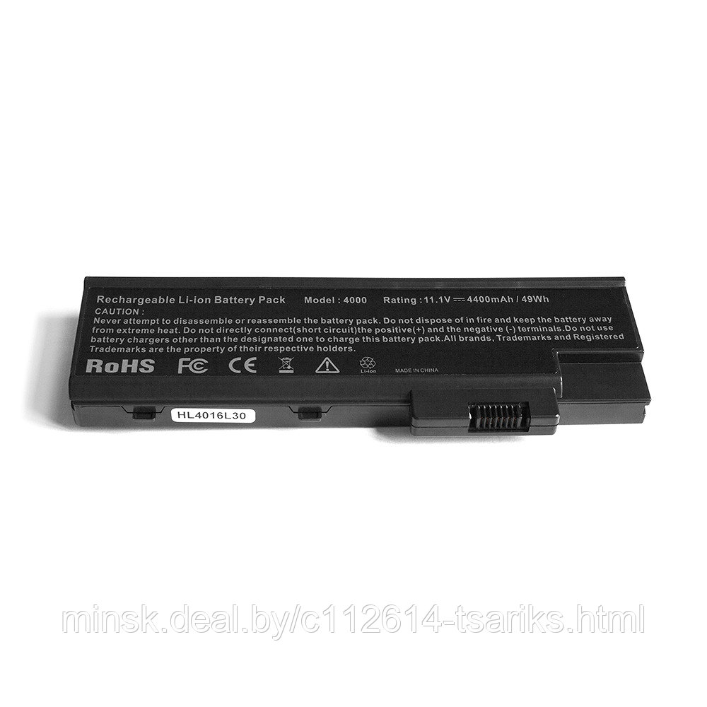 Аккумулятор для ноутбука (батарея) Acer 3000, 5000 Series. 11.1V 4400mAh PN: 916-3020, BTP-AS1681 - фото 1 - id-p101236959