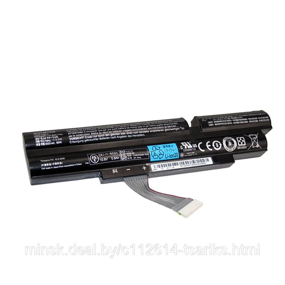 Аккумулятор для ноутбука (батарея) Acer Aspire TimelineX 3830T, 4830T, 5830T Series. 11.1V 4400mAh 49Wh. PN: - фото 1 - id-p101237654