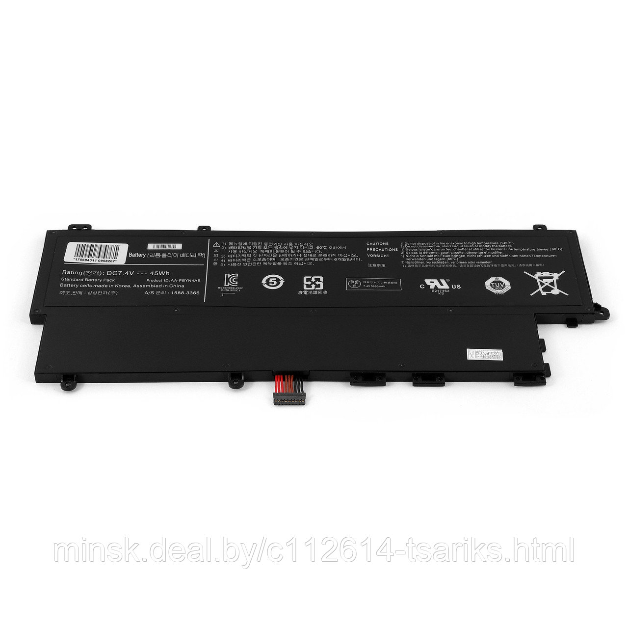 Аккумулятор для ноутбука (батарея) Samsung 530U3B, 530U3C Series. 7.4V 6080mAh PN: BA43-00336A - фото 1 - id-p101240155