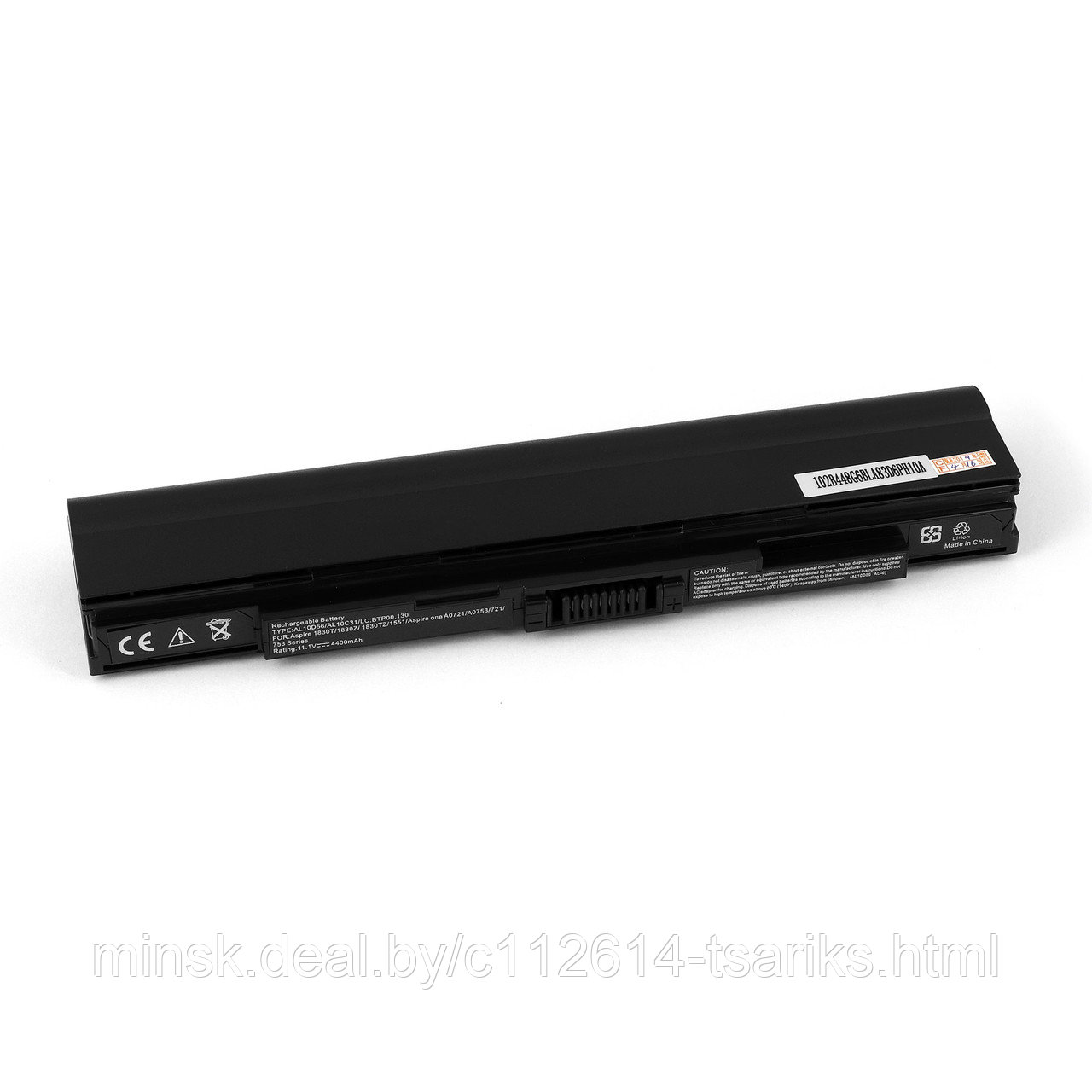 Аккумулятор для ноутбука (батарея) Acer Aspire One 721, 1830 Series. 11.1V 4400mAh PN: AL10C31, AL10D56 - фото 1 - id-p101240130