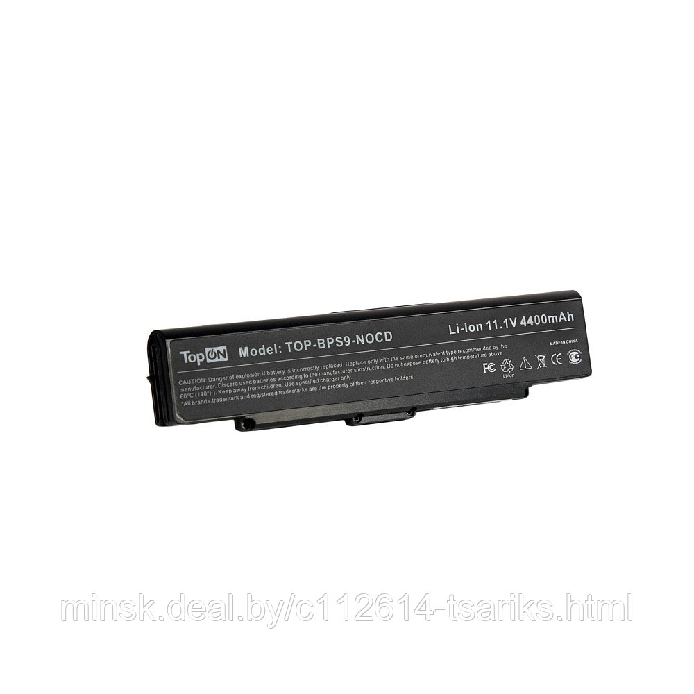Аккумулятор для ноутбука (батарея) Sony Vaio VGN-AR, VGN-CR, VGN-NR, VGN-SZ Series. 11.1V 4400mAh 49Wh. PN: - фото 1 - id-p101234897