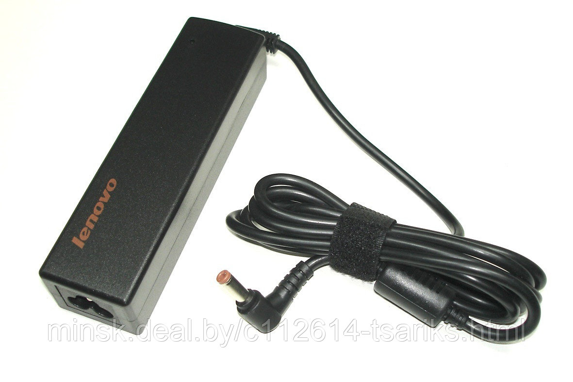 Блок питания (зарядное) Lenovo 5.5x2.5мм, 65W (20V, 3.25A) без сетевого кабеля, ORG (long shape) - фото 1 - id-p101236135