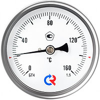 Термометр биметаллический БТ-41.211(0-60С)G1/2.150.1,5 осевой d=80мм