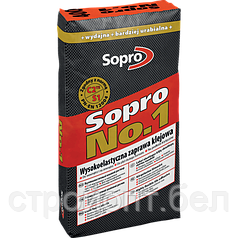 Высокоэластичный клей для плитки Sopro №1, 22,5 кг, Польша
