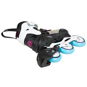 Раздвижные роликовые коньки Powerslide Phuzion Galaxy Girls (бирюза) р-р 33-36, фото 2