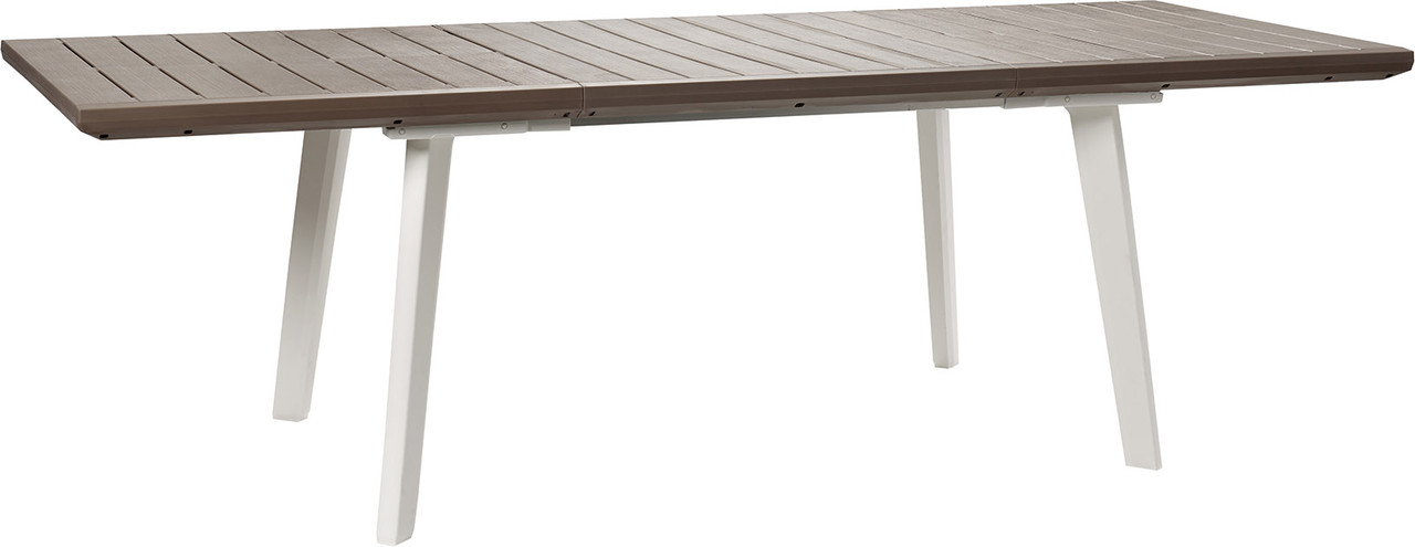 Стол раскладной Harmony extend table Keter, белый/капучино - фото 1 - id-p99511156