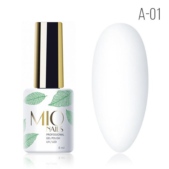 Гель-лак MIO nails, A-01 Первый снег, 8 мл