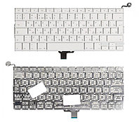Клавиатура для ноутбука Apple MacBook A1278 белая, большой Enter