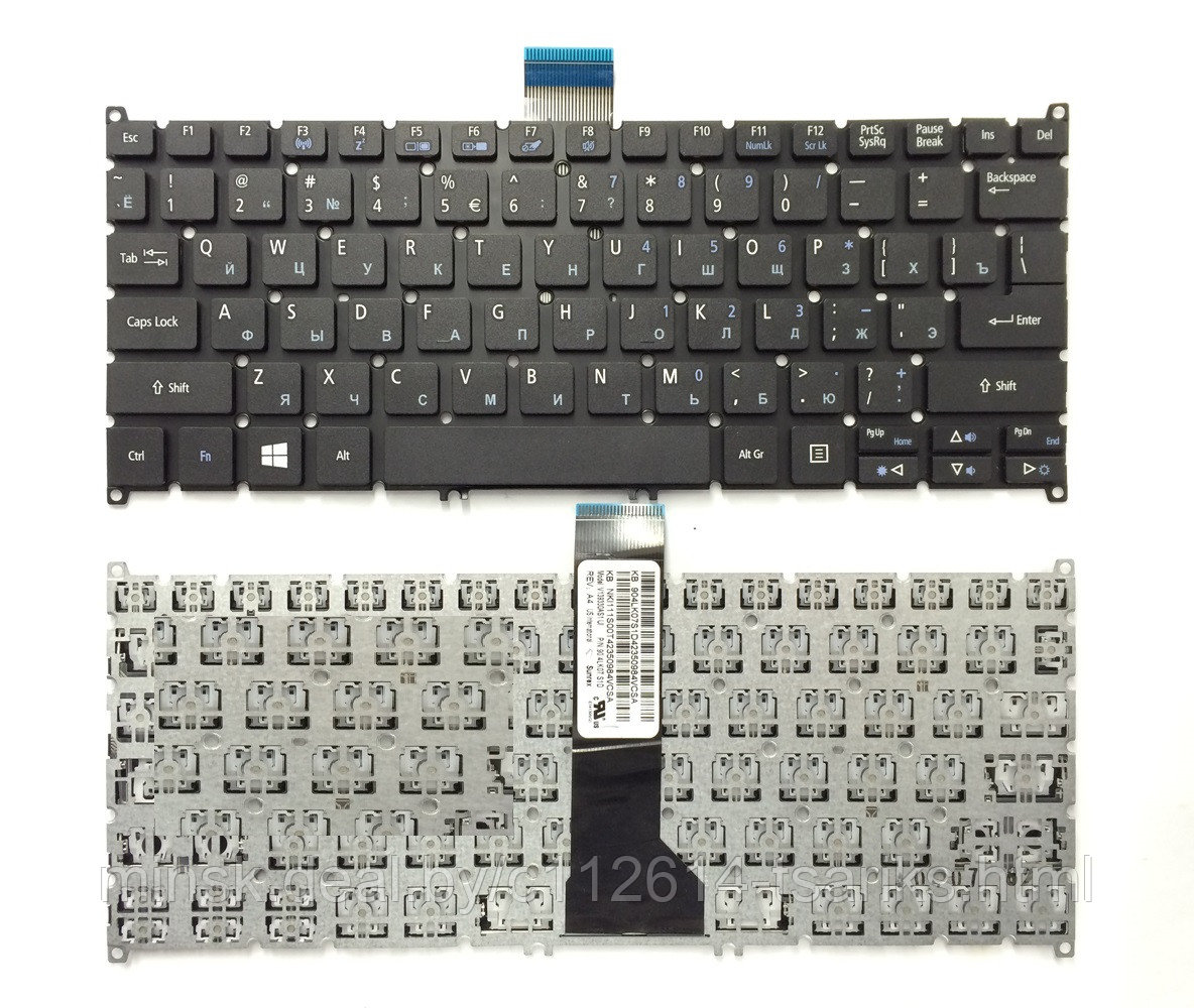 Клавиатура для ноутбука Acer Aspire E11 ,E3-111, ES1-111, ES1-111M, V5-122, V5-122P, V5-171, V5-132P, V3-331, - фото 1 - id-p101236483