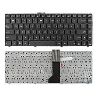 Клавиатура для ноутбука Asus K46, K46C, K46CA, K46CB, K46Cm, S405C, S46C Series. Плоский Enter. Черная, без