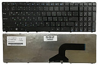 Клавиатура для ноутбука Asus K52, K53, G73, A52, G60 черная, с рамкой