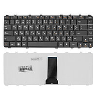 Клавиатура для ноутбука Lenovo IdeaPad Y450, Y550, B460 Series. Плоский Enter. Черная, без рамки. PN: N3S-RU,