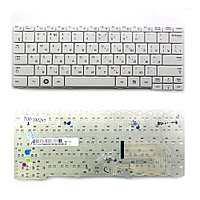 Клавиатура для ноутбука Samsung N140, N143, N148, N150, NB20, NB30 Series. Плоский Enter. Белая, без рамки.