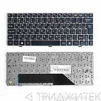 Клавиатура MSI U160, U135 черная, рамка бронзовая