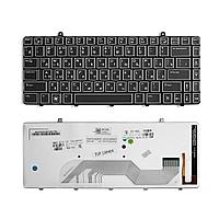 Клавиатура для ноутбука Dell Alienware M11x R1, R2, R3, P06T Series. Плоский Enter. Черная, без рамки. PN: