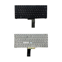 Клавиатура для ноутбука Dell Inspiron Mini 10, 10v, 1010, 1011 Series. Г-образный Enter. Черная, без рамки.