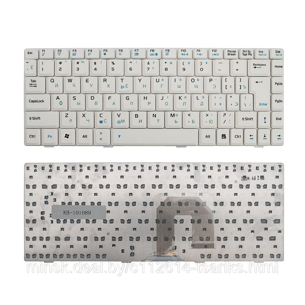 Клавиатура для ноутбука Asus U3, U6, F9, F6, F6A Series. Г-образный Enter. Белая, без рамки. PN: K030462Q1, - фото 1 - id-p101236169