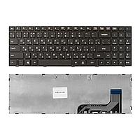 Клавиатура для ноутбука Lenovo Ideapad 100-15, 100-15IBY, B50-10, B5010 Series. Плоский Enter. Черная, с