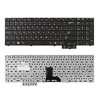 Клавиатура для ноутбука Samsung R519, R523, R525, R528, R530, R538, R540, P580 Series. Плоский Enter. Черная,