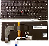 Клавиатура Lenovo IBM ThinkPad S3, Yoga 14 черная, с подсветкой