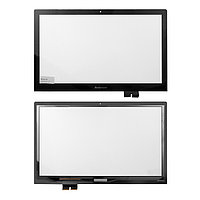 Сенсорное стекло, тачскрин для ноутбука Lenovo IdeaPad Flex 2 15, 15" 1920x1080. Черный.