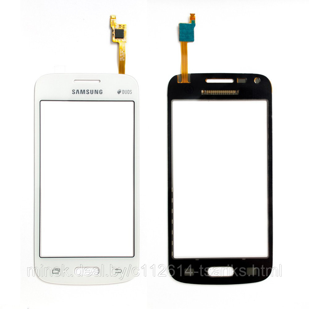 Сенсорное стекло, тачскрин для смартфона Samsung Galaxy Star Advance Duos SM-G350E, 4.3" 800x480. Белый. - фото 1 - id-p101239086