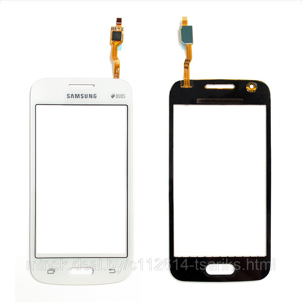 Сенсорное стекло, тачскрин для смартфона Samsung Galaxy Ace 4 Lite Duos SM-G313H, 4" 800x400. Белый. - фото 1 - id-p101239084
