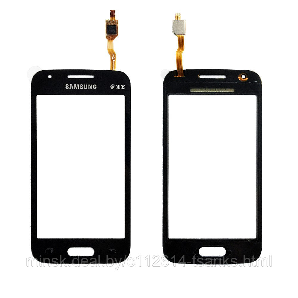 Сенсорное стекло, тачскрин для смартфона Samsung Galaxy Ace 4 Lite Duos SM-G313H, 4" 800x400. Черный. - фото 1 - id-p101239083