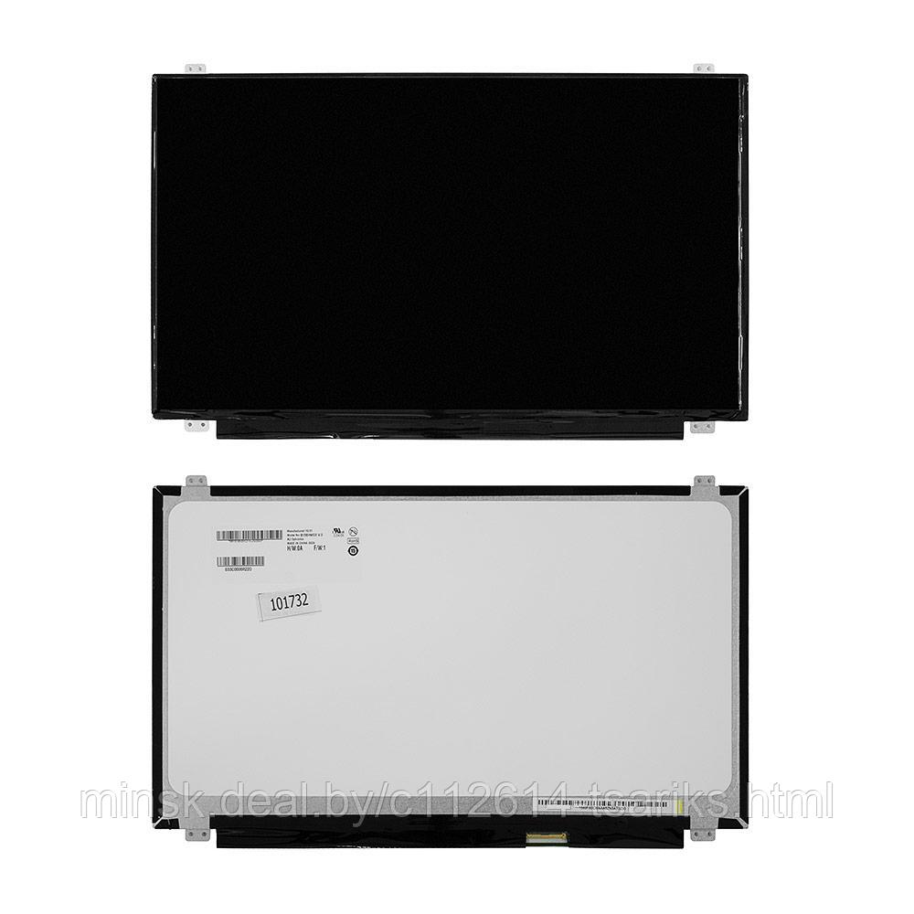 Матрица для ноутбука 15.6" 1920x1080 FHD, 40 pin LVDS, Slim, LED, TN, крепления сверху/снизу (уши), глянцевая. - фото 1 - id-p101237484