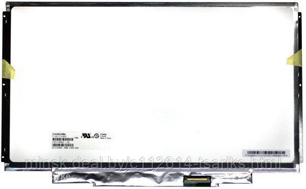 Матрица для ноутбука 13.3", 1600x900, LED, 40 pins, SLIM, планки по бокам, Матовая, CLAA133UA01 для Sony - фото 1 - id-p101236119