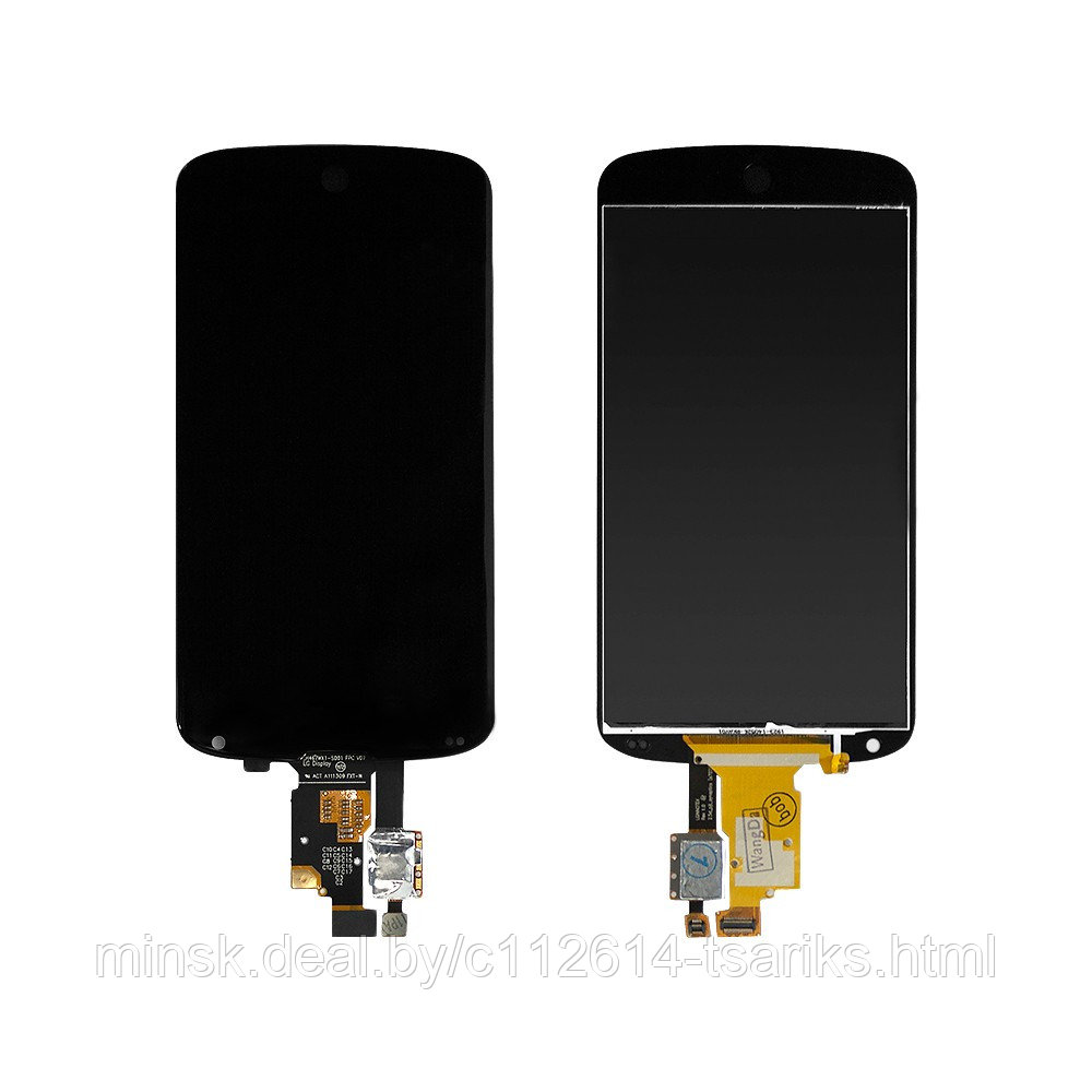 Дисплей, матрица и тачскрин для смартфона LG Nexus 4, 4.7" 768x1280, A+. Черный. - фото 1 - id-p101238935