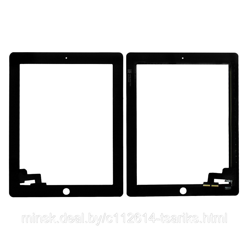 Сенсорное стекло, тачскрин для планшета Apple iPad 2, 9.7" 1024x768. Черный. - фото 1 - id-p101235492