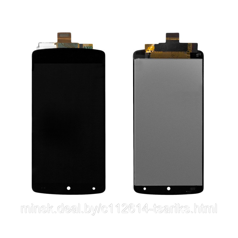 Дисплей, матрица и тачскрин для смартфона Nexus 5, 4.95" 1080x1920, A+. Черный. - фото 1 - id-p101238944