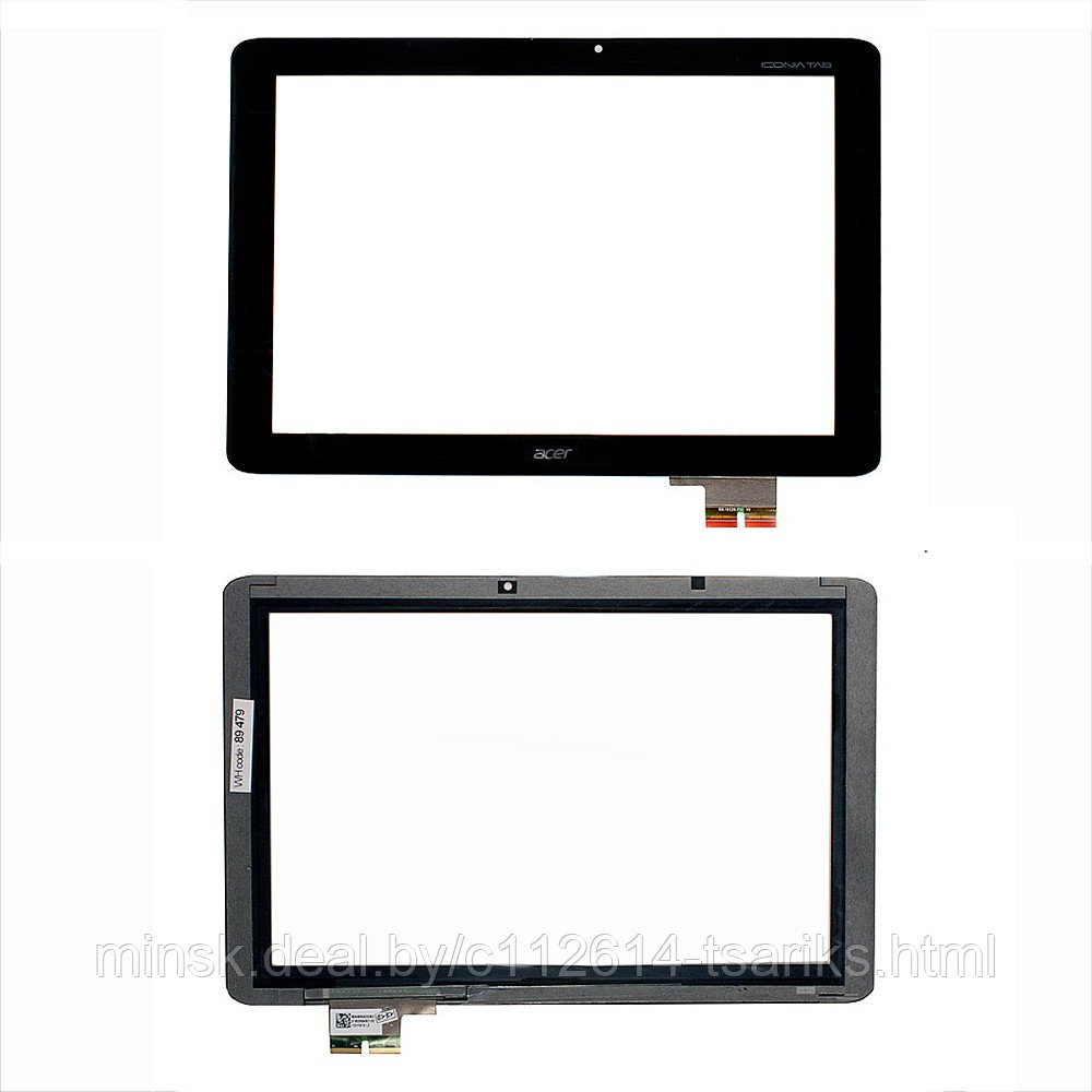 Сенсорное стекло, тачскрин для планшета Acer Iconia Tab A510, A511, A700, A701, 10.1" 1280x800. PN: - фото 1 - id-p101237430